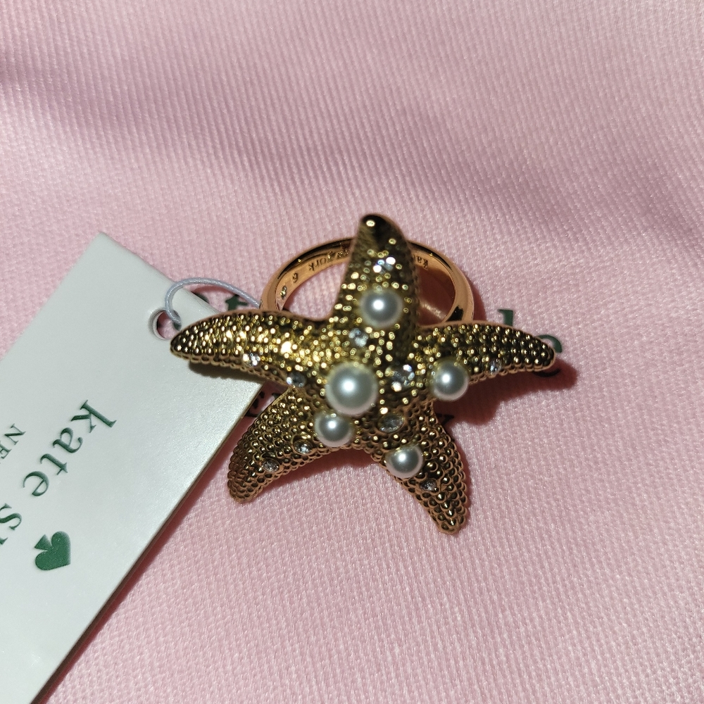 KATE SPADE • Sea Star Starfish Ring - Picture 3 of 12